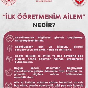 Aileler İçin Dijital Rehber: “İlk Öğretmenim Ailem” Uygulaması Yayında. - fotoğraf 5