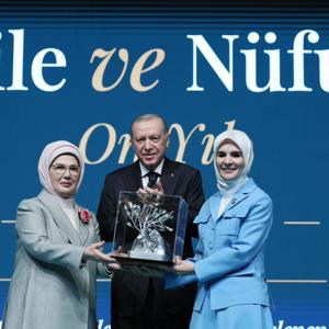 Cumhurbaşkanı Erdoğan ve Bakanımız Göktaş, Aile ve Nüfus 10 Yılı Vizyon Tanıtım Programı'na katıldı - fotoğraf 5
