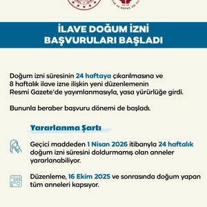 İlave Doğum İzni Başvuruları Başladı - fotoğraf 1