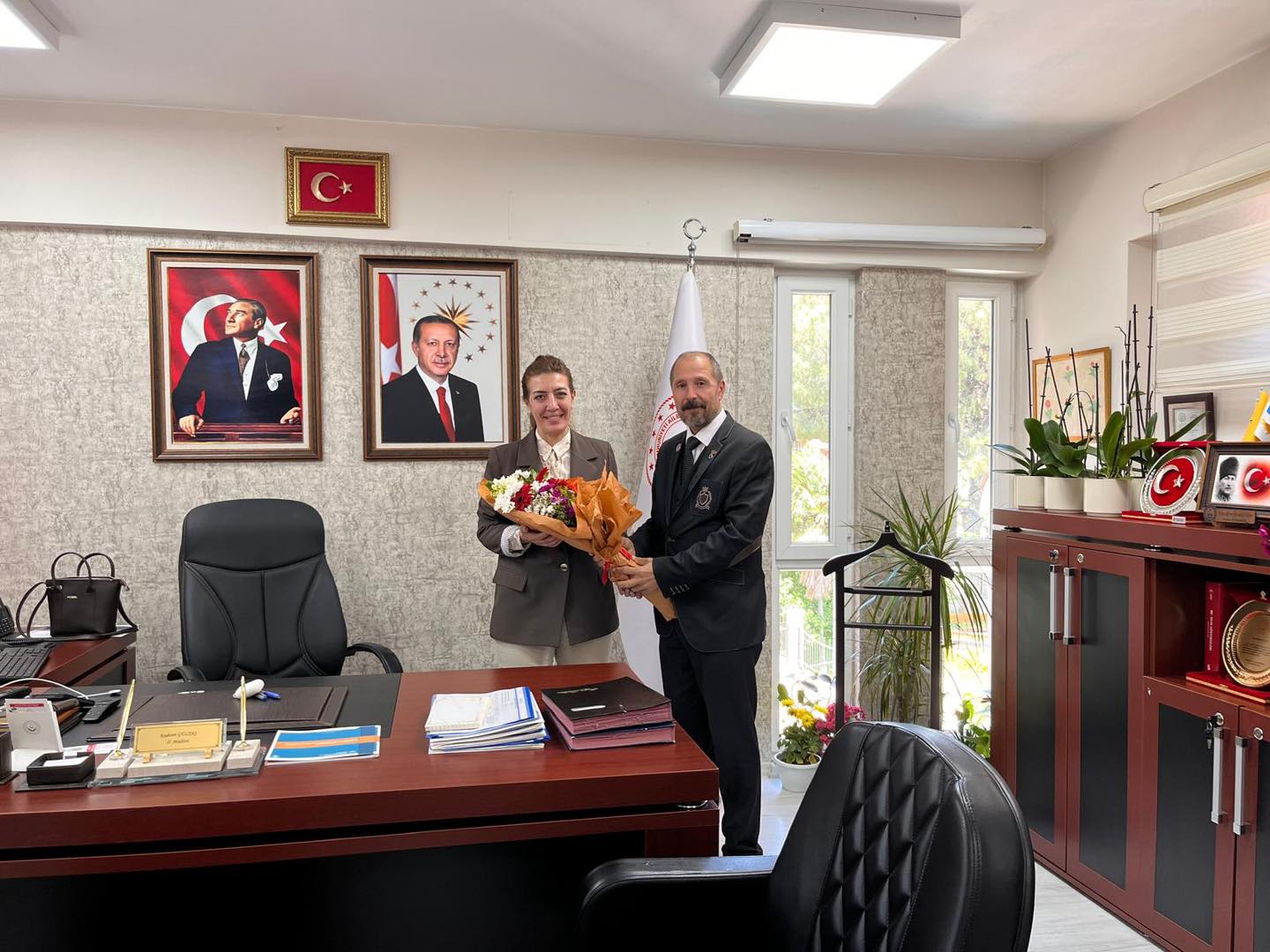 Şehit ve Gazi Aileleri Derneğinden İl Müdürümüze Ziyaret Gerçekleştirildi
