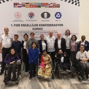 Dünya Satranç Federasyonu (FIDE) Tarafından İlk Kez Düzenlenen "FIDE Engelliler İçin Konfederasyon Kupası" Sona Erdi - fotoğraf 3