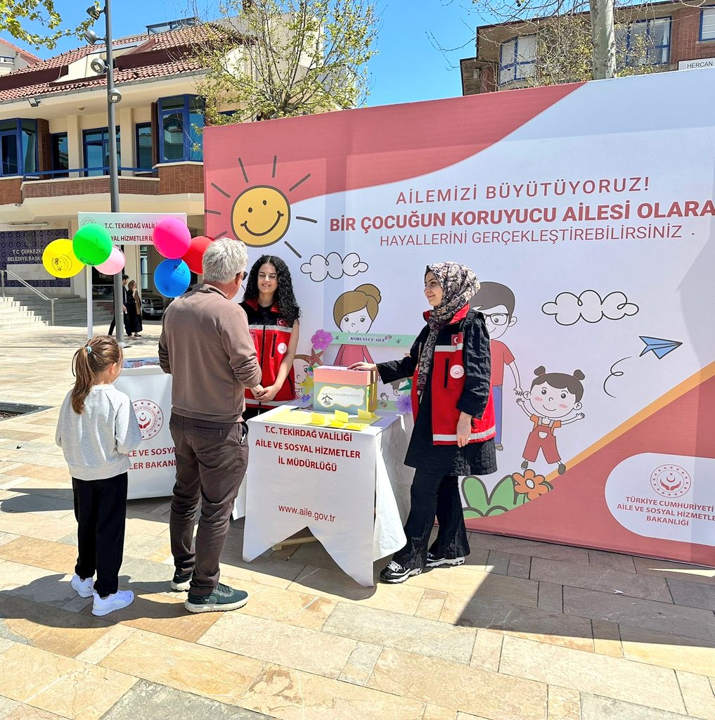 Koruyucu Aile Tanıtım Çalışmaları Çerkezköy’de Gerçekleştirildi