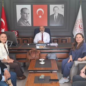 Menteşe Belediyesi Kent Konseyi Engelli Meclisi Başkanı Mine MENTEŞ ve Yürütme Kurulu üyeleri, İl Müdürümüz Yakup KÜTÜK’ü ziyaret etti. - fotoğraf 1