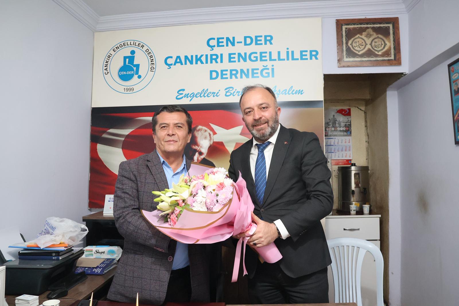 İl Müdürümüzden Engelliler Derneğine Anlamlı Ziyaret