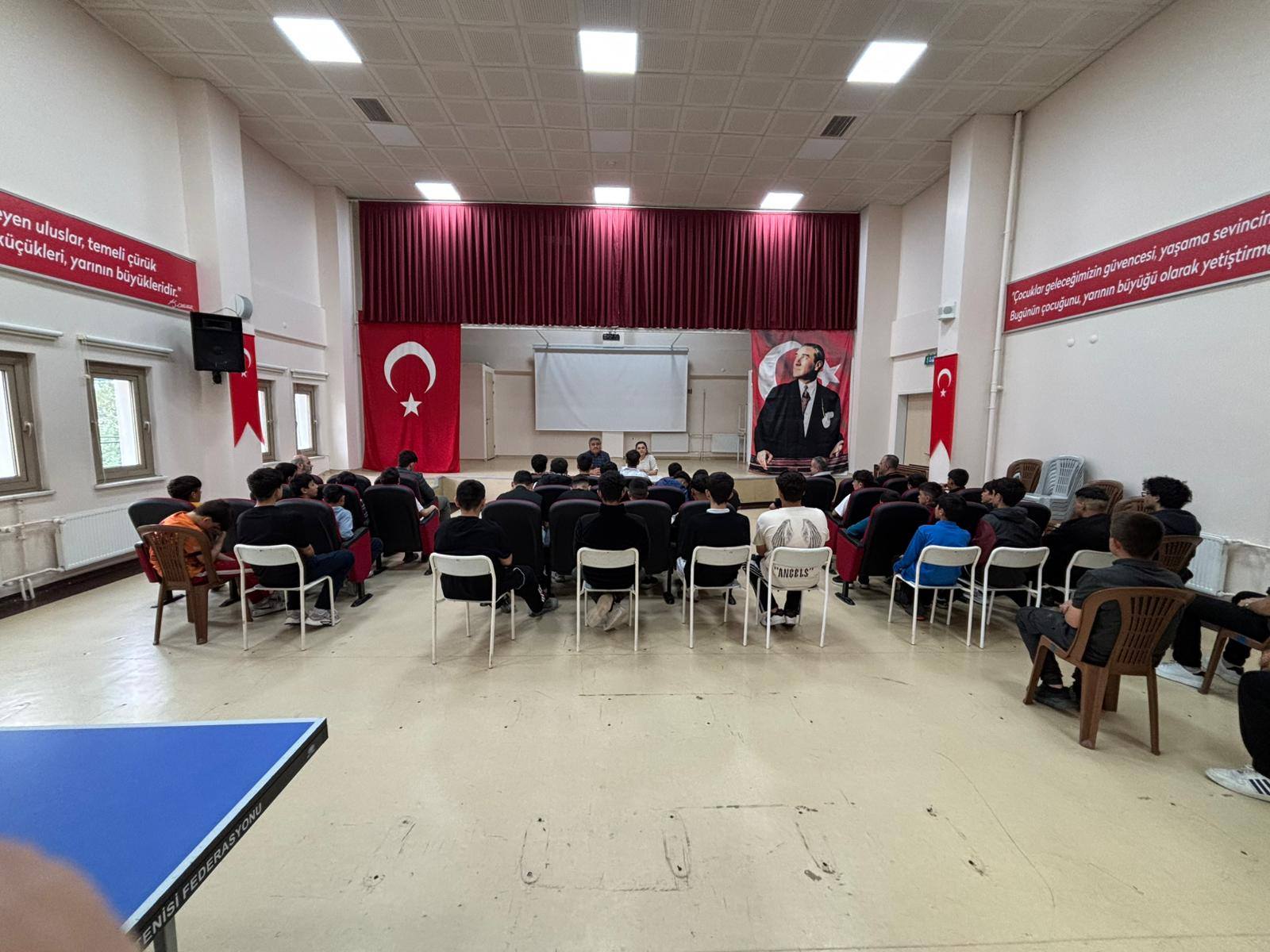  13-18 Yaş Çocuk Evleri Sitesi Müdürlüğünde kalan çocuklarımıza yönelik, idaremiz tarafından Güvenli İnternet Kullanımı konusunda bilgilendirme çalışması gerçekleştirildi.