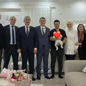 Ankara İlinde Gazi Olan Murat Poyraz İle Personelimiz Zeynep Poyraz’ın Dünyaya Gelen Bebekleri Vesilesiyle Hayırlı Olsun Ziyareti Gerçekleştirildi. - fotoğraf 1