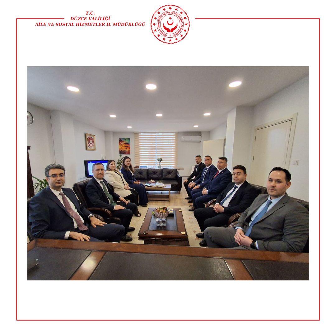 Personel Genel Müdür Yardımcısı İsmail AYDIN ve Beraberindeki Heyet İl Müdürlüğümüz ve Kuruluşlarımızı Ziyaret Etti.