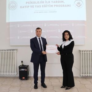 Psikolojik İlk Yardım Kayıp ve Yas Konulu Eğitim Programı Başarıyla Gerçekleştirildi - fotoğraf 12