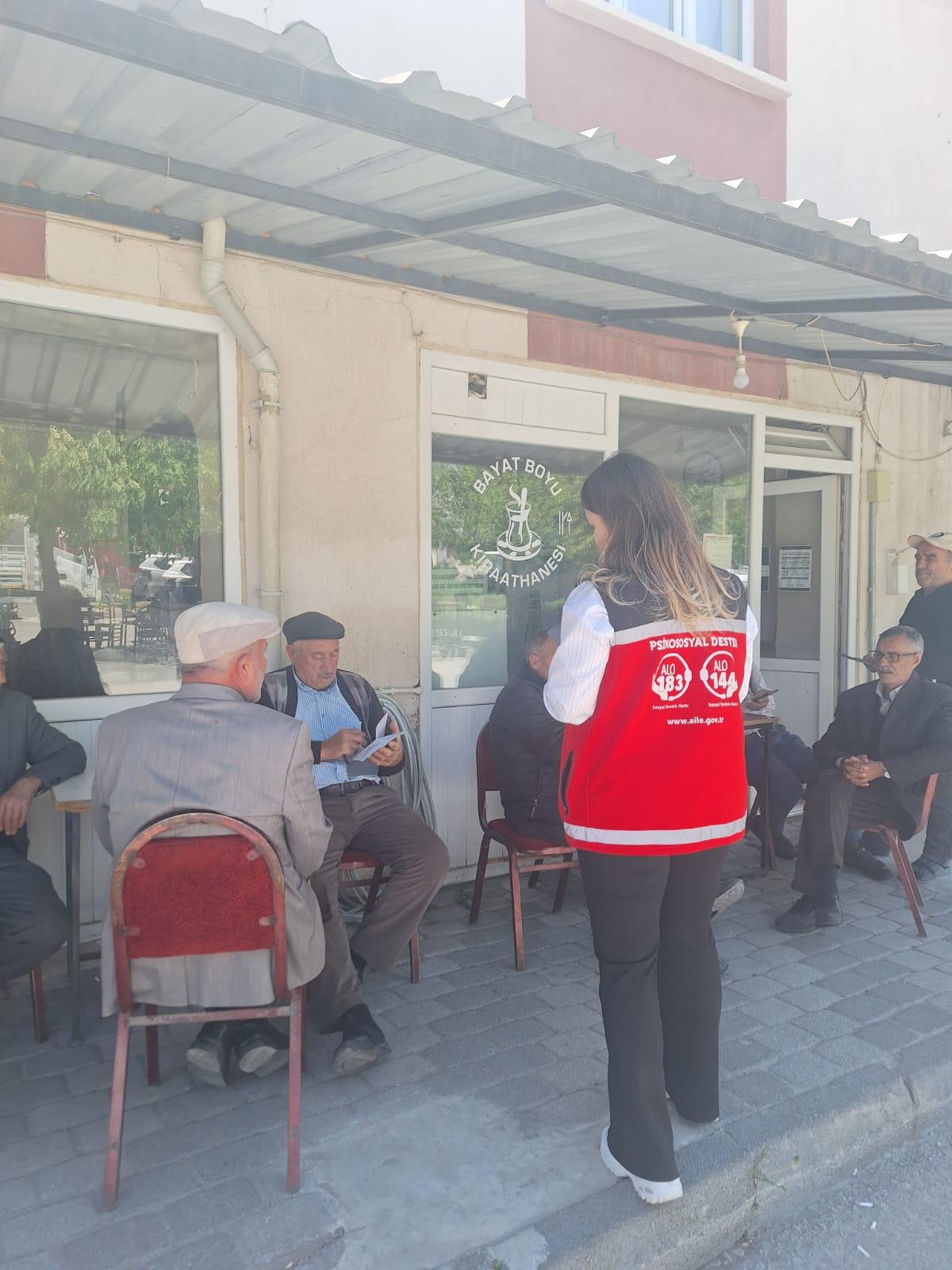 Emirdağ Sosyal Hizmet Merkezimiz Vatandaşlarımıza Farkındalık Çalışmalarına Devam Ediyor