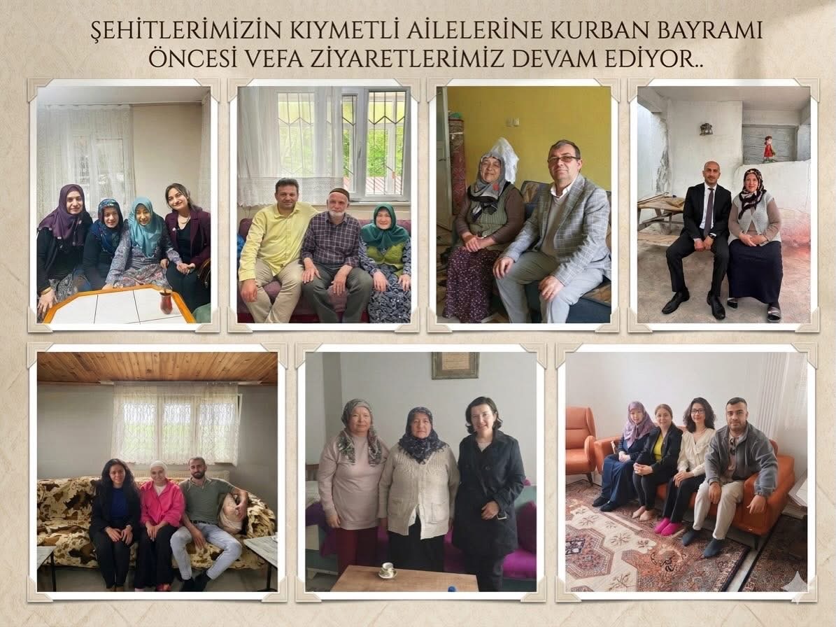 Şehitlerimizin Kıymetli Ailelerine Kurban Bayramı Öncesi Vefa Ziyaretlerimiz Devam Ediyor