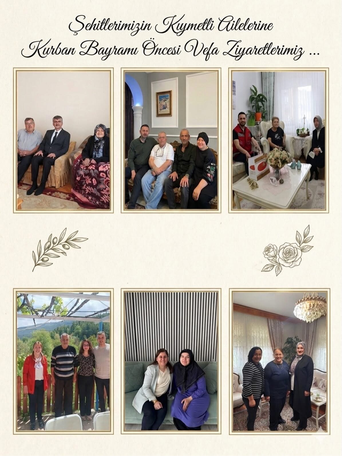 Şehitlerimizin Kıymetli Ailelerine Kurban Bayramı Öncesi Vefa Ziyaretlerimiz