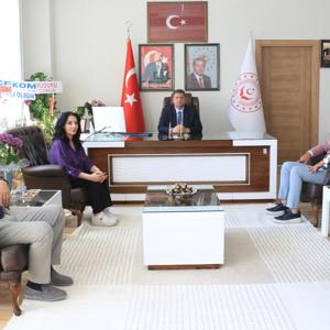BEYAZAY YÖNETİMİNDEN İL MÜDÜRÜMÜZ SERDAR DEMİRCİ'YE HAYIRLI OLSUN ZİYARETİ - fotoğraf 1