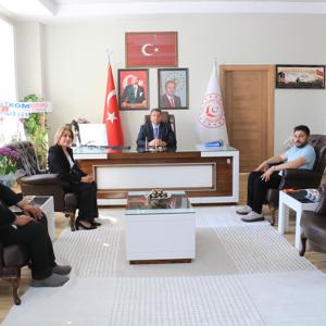 MÜDÜRLÜĞÜMÜZE BAĞLI KURULUŞ MÜDÜRÜ VE KIYMETLİ ÇALIŞMA ARKADAŞLARIMIZDAN SERDAR DEMİRCİ'YE ZİYARET - fotoğraf 1