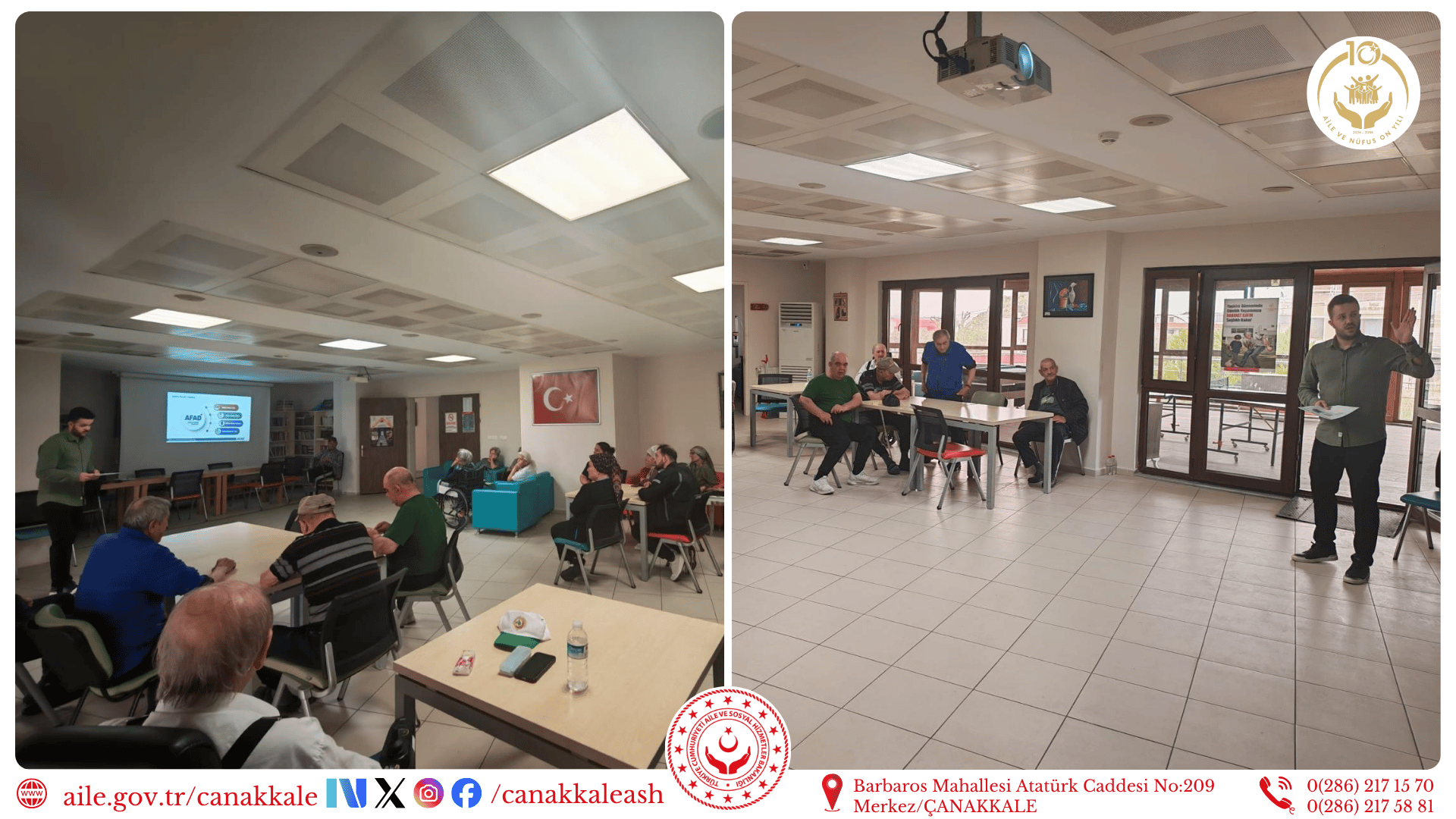 📌 Birey ve Aileler İçin Afet Bilinci Eğitimi Gerçekleştirildi
