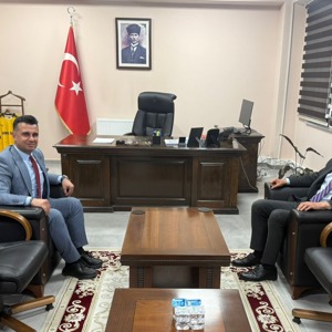 Hınıs Kaymakamı Sayın Onur Bektaş’ı Ziyaret Ettik. - fotoğraf 1