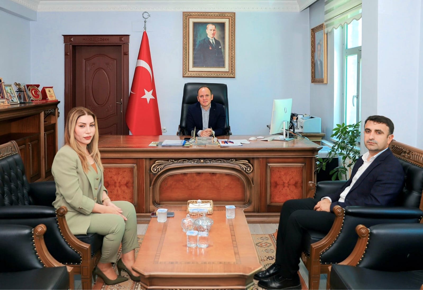 İl Müdürümüz Sevgül BİLGİÇ, Şemdinli Kaymakamı Sayın Yunus Emre AKPINAR’ı Ziyaret Etti
