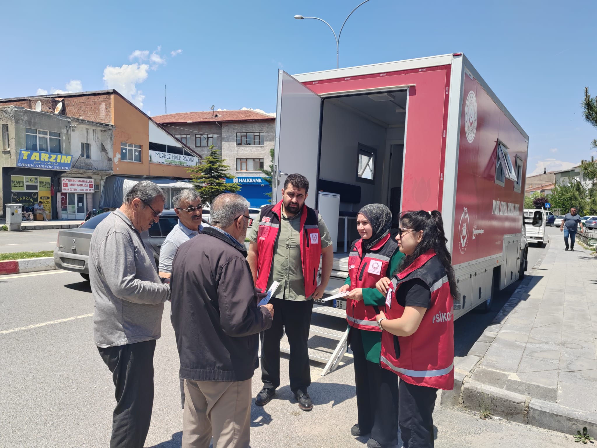 Mobil Sosyal Hizmet Merkezi Aracımızla Kozaklı İlçemizdeyiz
