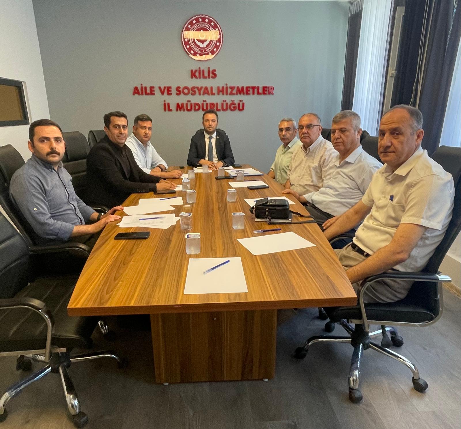 Aile ve Sosyal Hizmetler İl Müdürlüğünde Hizmet Değerlendirme Toplantısı