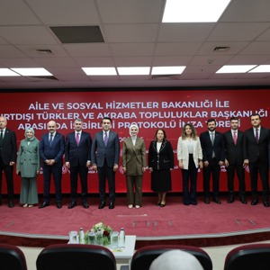 Aile ve Sosyal Hizmetler Bakanlığı ile YTB arasında işbirliği protokolü imzalandı - fotoğraf 1