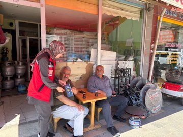 Kadına Yönelik Şiddetle Mücadele kapsamında esnaf ziyaretleri gerçekleştiril