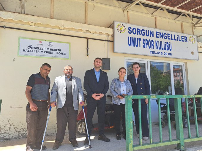 Sorgun Umut Engelliler Derneği ve Spor Kulübüne Ziyaret. 