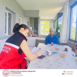 Aile ve Toplum Temelli Sosyal Destek Modeli Kapsamında Nazımiye İlçemizde Muhtarlar ve Kurum Yöneticilerimizle Görüşme Yapıldı - fotoğraf 1