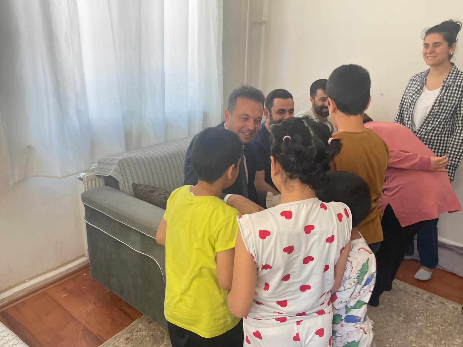 İl Müdürümüz Tutaş’tan İlk Kabul Yedi Aralık Çocuk Evleri Sitesi’ne Ziyaret