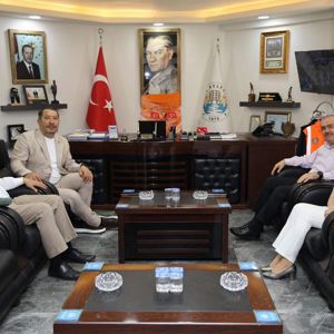 İl Müdürümüz Sayın Bilal Erdoğan, Dinar Belediye Başkanı Veysel Topçu’yu Makamında Ziyaret Etti - fotoğraf 1