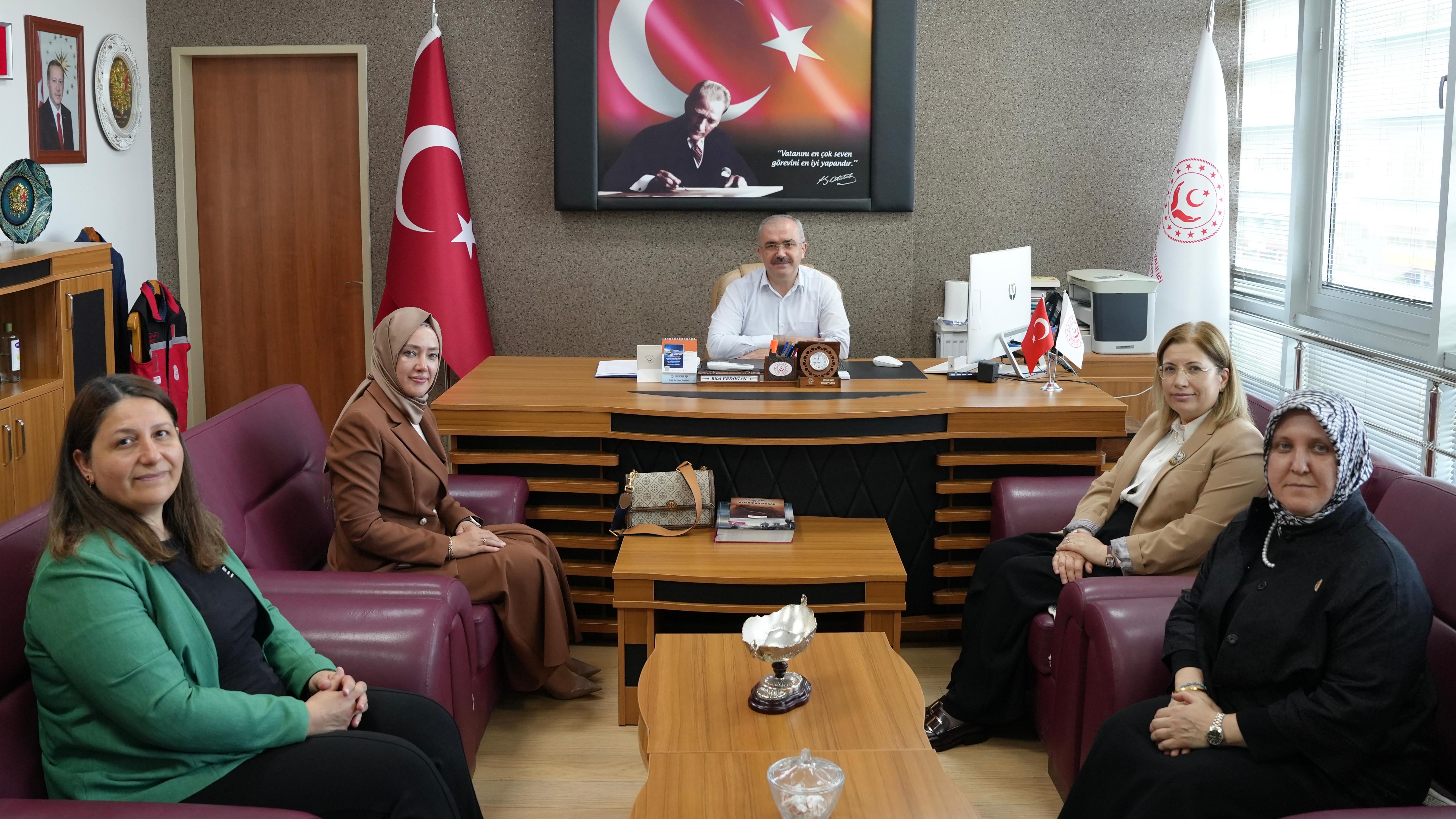 KADEM Heyetinden İl Müdürümüz Bilal Erdoğan’a Ziyaret