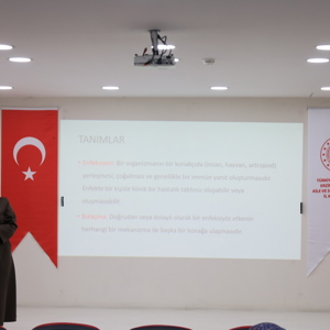 EBYÜ Doç. Dr. Safiye Yanmış Karaca tarafından “Enfeksiyon Hastalıkları ve Enfeksiyondan Korunma” konulu eğitim gerçekleştirilmiştir. - fotoğraf 2
