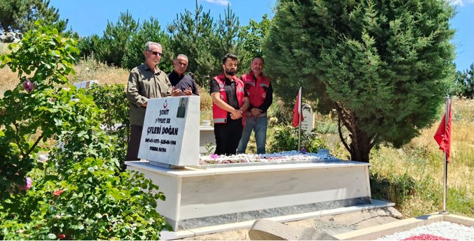  Yerköy Sosyal Hizmet Merkezi Müdürlüğümüz tarafından, aziz şehidimiz Çelebi Doğan’ın sene-i devriyesi münasebetiyle kabri ziyaret edildi.