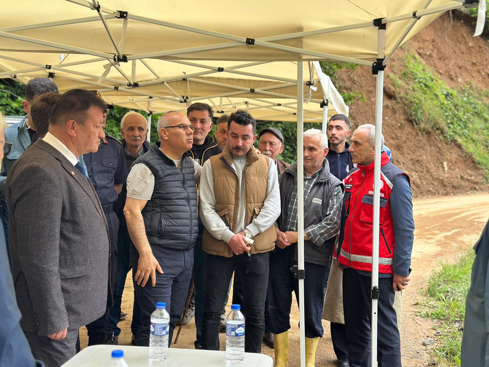 Kovanlık Beldesi’nde Meydana Gelen Heyelan Alanında İncelemeleri