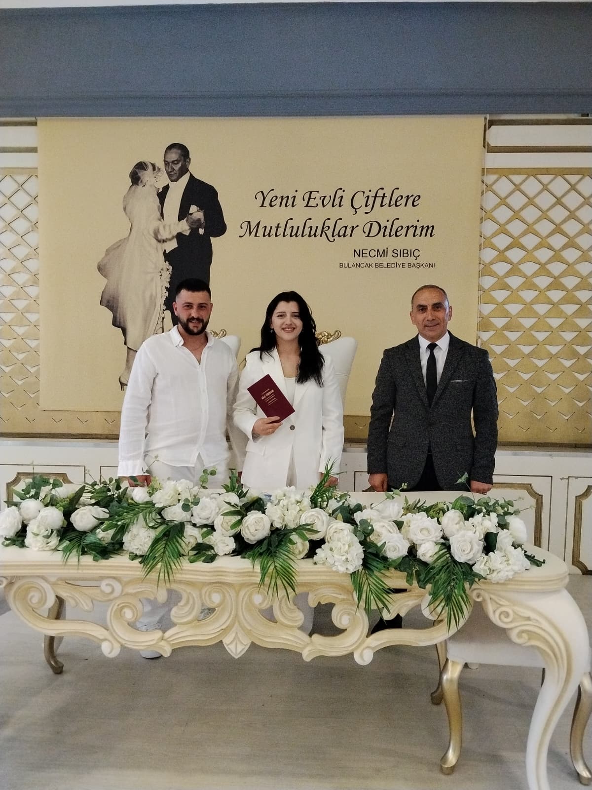 Evlenecek Gençlerin Desteklenmesi Projesi Kapsamında Nikah Törenine Katılım