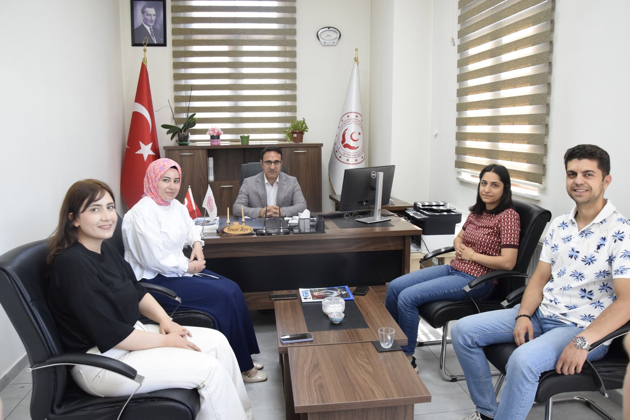 İl Müdürümüz Varto Sosyal Hizmet Merkezi Müdürlüğünde İncelemelerde Bulundu
