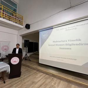 Muhtarlara Yönelik Sosyal Hizmetler Bilgilendirme Toplantısı Gerçekleştirildi. - fotoğraf 3