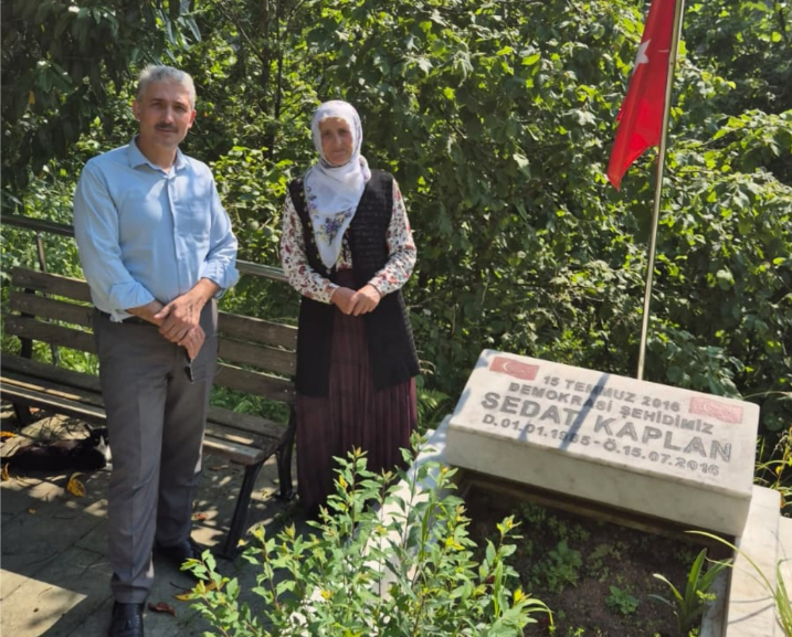 15 Temmuz Şehidi Sedat Kaplan’ın Değerli Annesi Ören Kaplan Ziyaret Edildi.