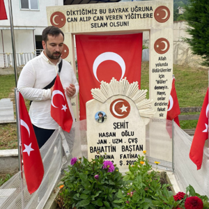 Şehidimiz Bahattin Baştan’ın Kabri Ziyaret Edilerek Şehitlerimiz Dualarla Yâd Edildi. - fotoğraf 1