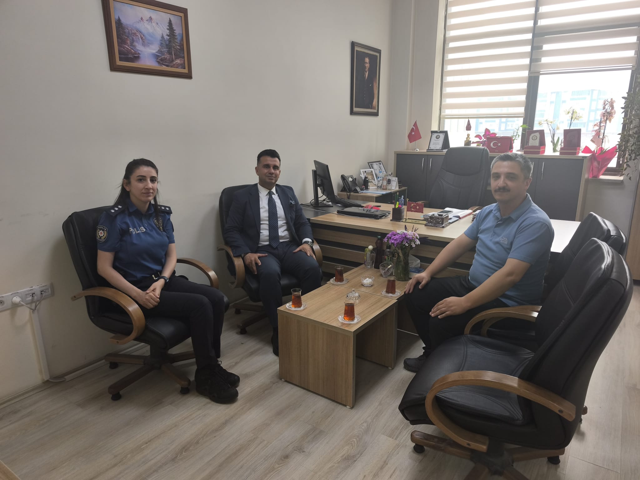 15 Temmuz Gazimiz Polis Memuru Furkan Şimşek’i Ziyaret Ettik.