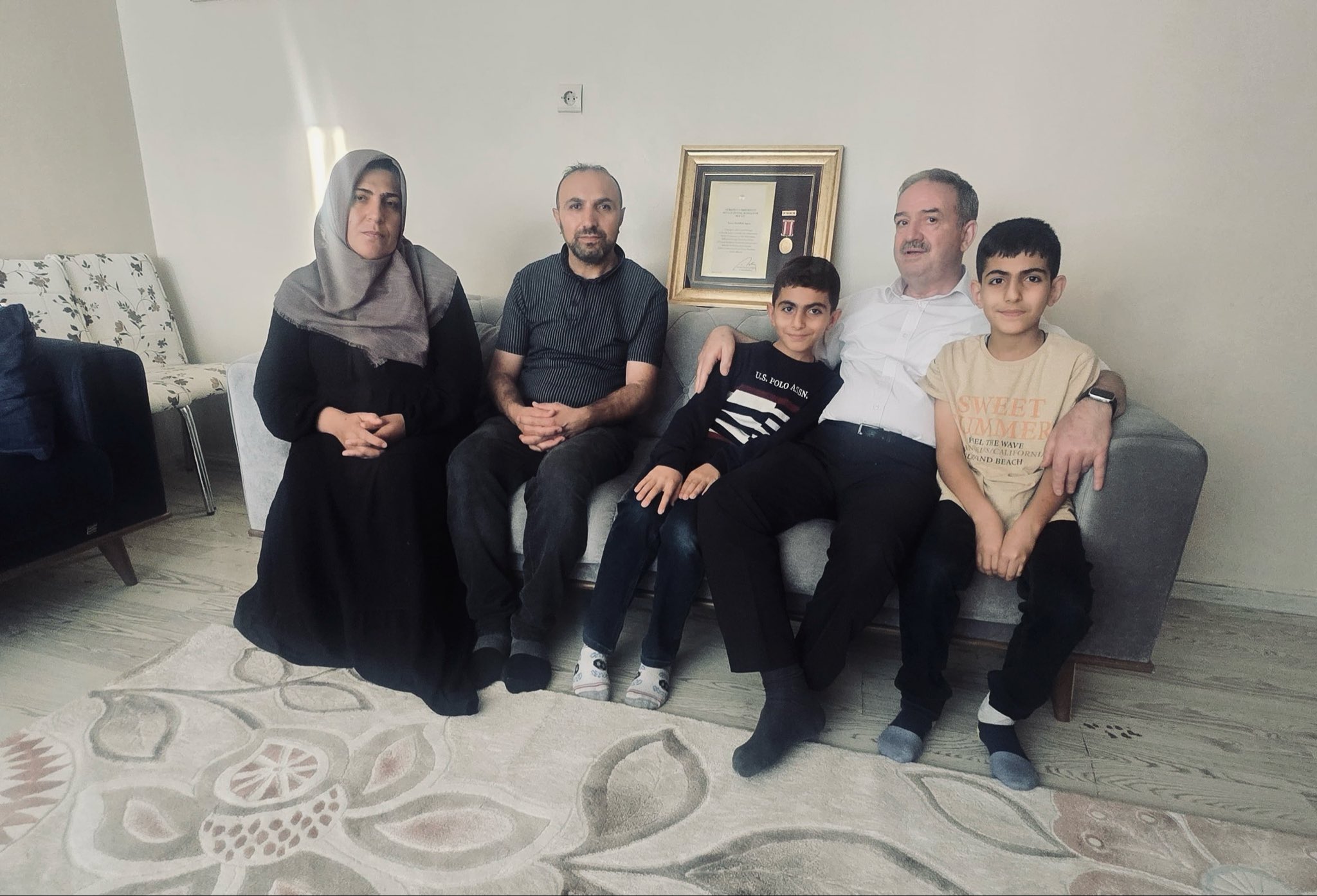 15 Temmuz Gazisi Abdullah Ağaya’yı ikametinde ziyaret 