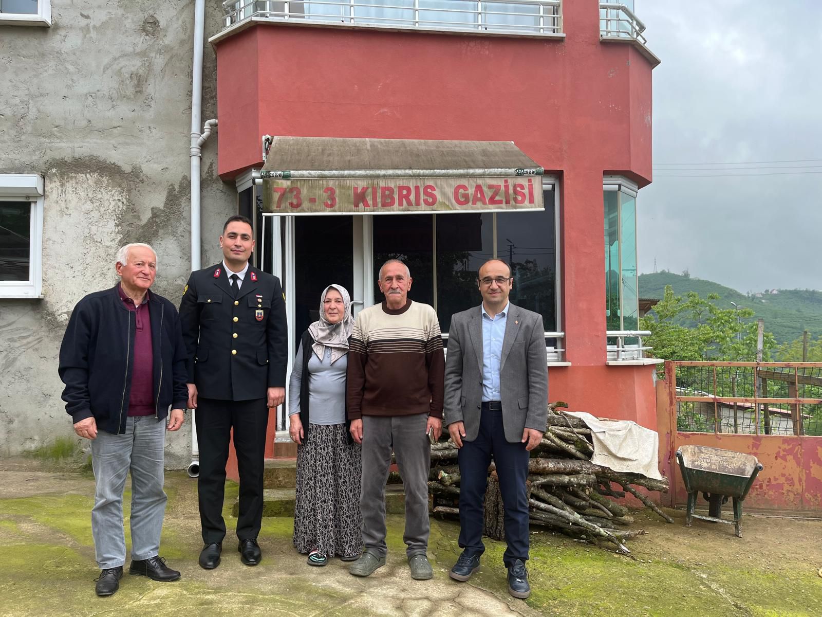 Kurban Bayramı Münasebetiyle Kahraman Gazimiz Şerafettin KOLU Hanesinde Ziyaret Edildi