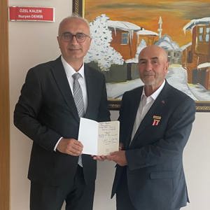15 Temmuz Gazimiz Mustafa SOYSAL, İl Müdürümüz Sayın Dr. Cengiz MADEN'i Ziyaret Etti - fotoğraf 1