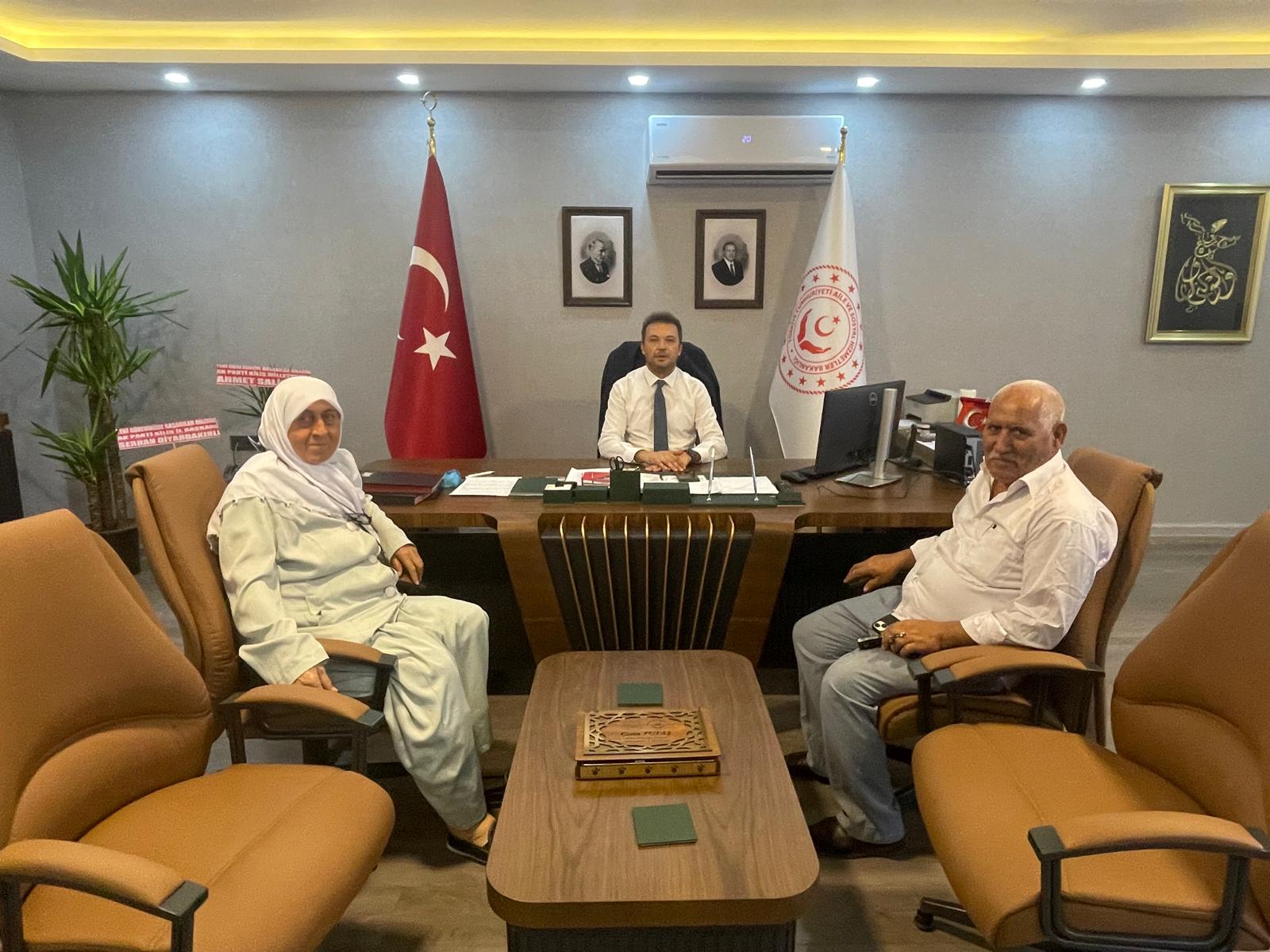 Şehidimizin Kıymetli Anne ve Babasından İl Müdürlüğümüze Nazik Ziyaret