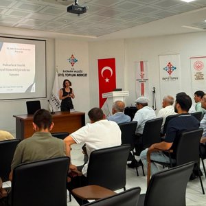 Sosyal Risk Haritaları ve Aile Rehberi Sistemi kapsamında köy ve merkez mahalle muhtarlarımıza bilgilendirme toplantısı - fotoğraf 1
