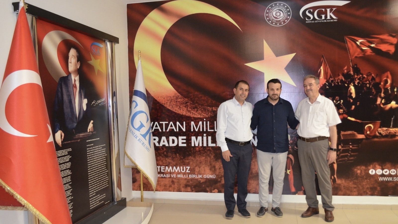 15 Temmuz Gazimiz Atilla Yüce ile bir araya geldi.