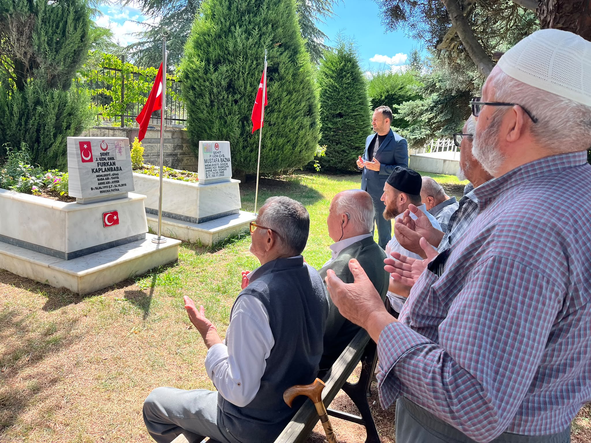 15 Temmuz Demokrasi ve Milli Birlik Günü Kapsamında Şehit Kabirleri Ziyaret Edildi.
