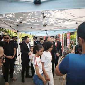 Demokrasi ve Millî Birlik Günü Çadırı Ziyaret Edildi - fotoğraf 2