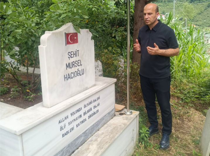 Şehitlerimiz Mürsel Hacıoğlu, Hasan Bak, Engin Saraç, Samet Uslu Ve Ayhan Gedikli’Nin Kabirleri Ziyaret Edildi.