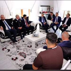 Gazi Durak Tetik'i hanesinde ziyaret edildi. - fotoğraf 2