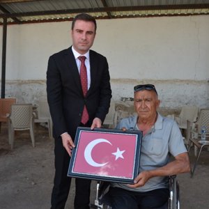 Kahraman gazimiz Alper Gözan’ı ziyaret edildi. - fotoğraf 1
