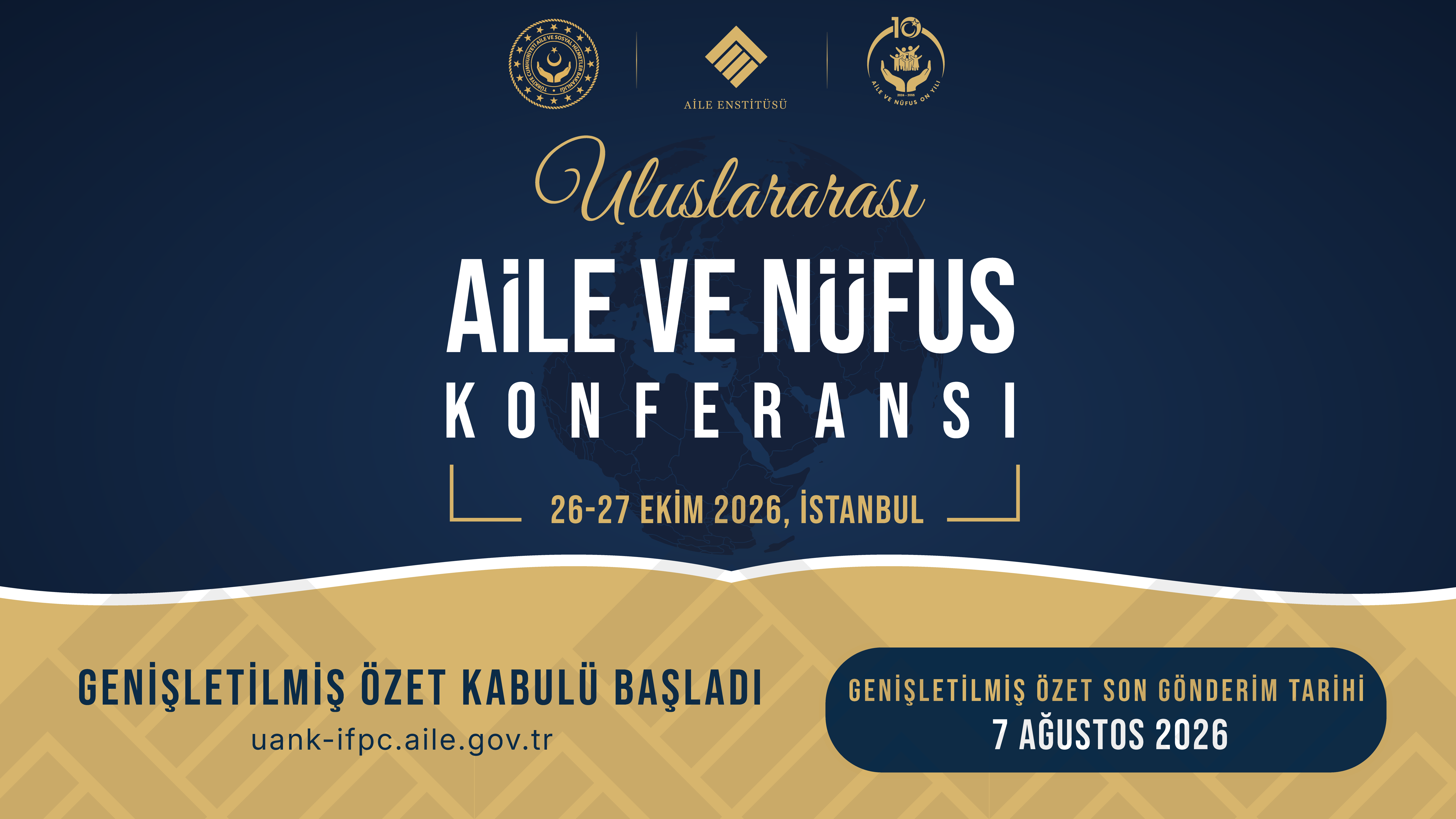 Uluslararası Aile ve Nüfus Konferansı Bildiri Çağrısı Yayımlandı